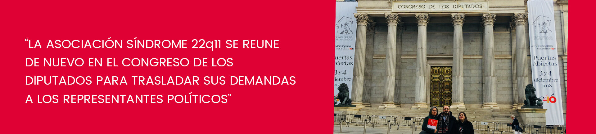 LA ASOCIACIÓN SÍNDROME 22q11 SE REUNE DE NUEVO EN EL CONGRESO DE LOS DIPUTADOS