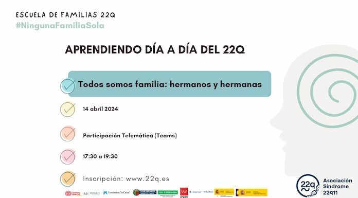  Escuela de Familias 22q Ninguna Familia Sola abril