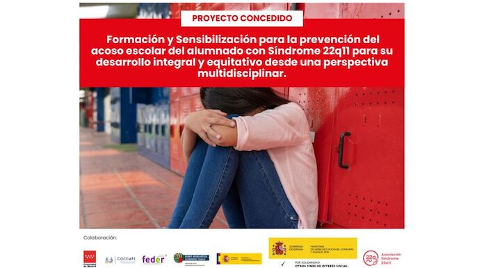 Proyecto concedido Formacin y sensibilizacin para la prevencin del acoso escolar en alumnado con S22q para su desarrollo integral y equitativo desde una perspectiva multidisciplinar