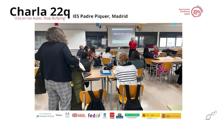 Charla 22q en el IES Padre Piquer