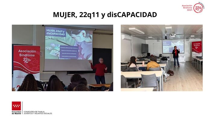 La Asociacin Espaa Sndrome 22q11 impulsa la sensibilizacin sobre mujer y discapacidad en el mbito universitario
