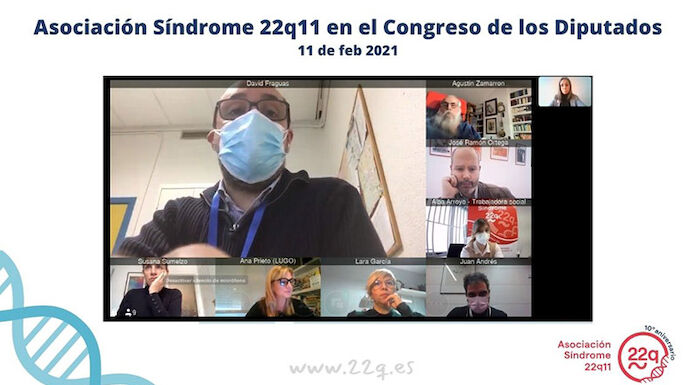 La Asociacin Sndrome 22q11 se vuelve a reunir con el Congreso de los Diputados