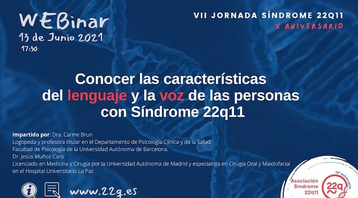 Webinar  Conocer las caractersticas  del  lenguaje y  la voz de las personas con Sndrome 22q11