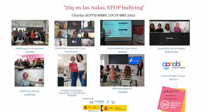 Charlas Septiembre y octubre 22q en las Aulas STOP Bullying 