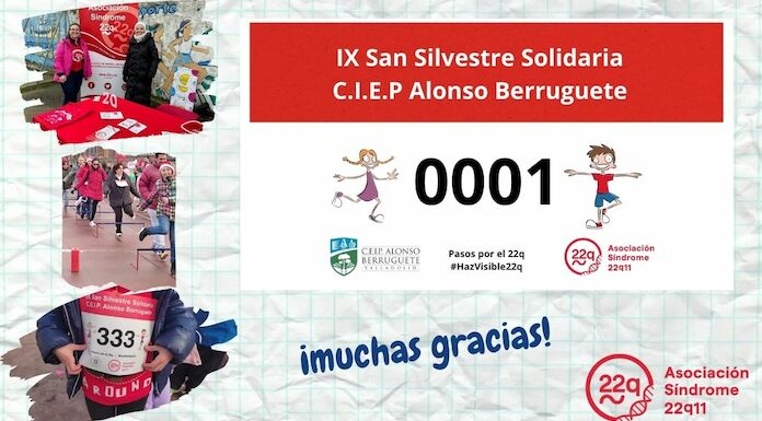 IX San Silvestre del CEIP Alonso Berruguete a favor de la Asociacin Sndrome 22q11