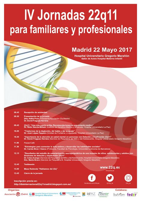 IV Jornadas 22q11 para familiares y profesionales