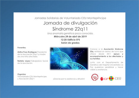  Jornada de Divulgación Síndrome 22q11