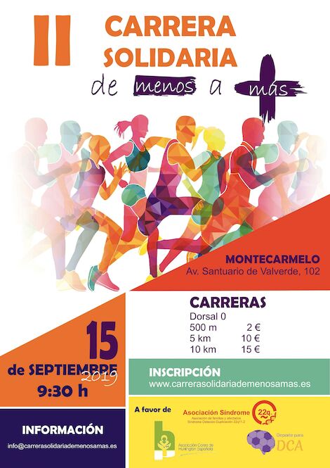 II Carrera Solidaria de menos a más