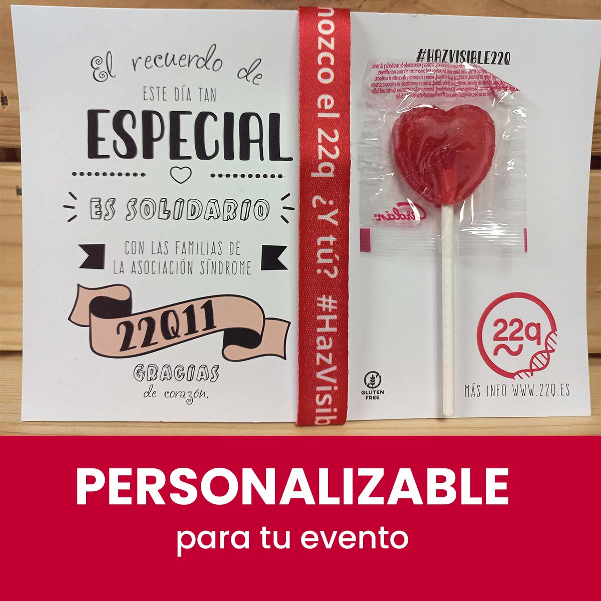 Regalo personalizable para tu evento, boda, comunión... y colaboración con 22q